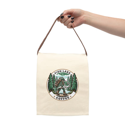 Canvas Lunch Bag With Strap