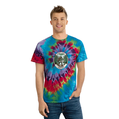 Fish Lake Coffee - Tie-Dye Tee, Spiral